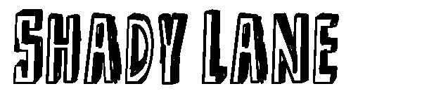 Shady Lane字体