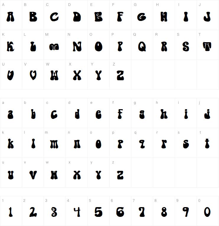 Shagadelic字体