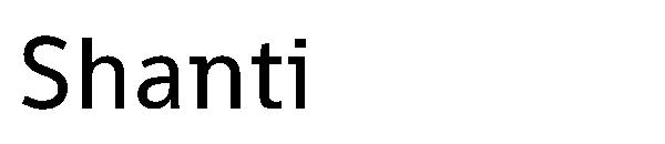 Shanti字体
