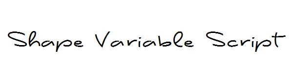 Shape Variable Script