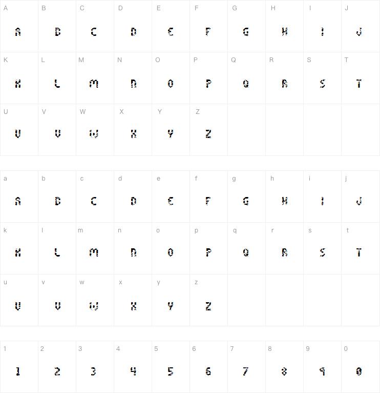 Shattered Pixels字体