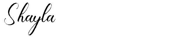 Shayla字体
