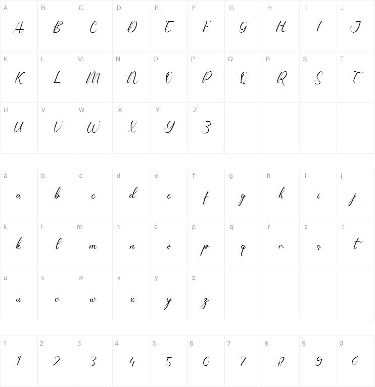 Shayla字体