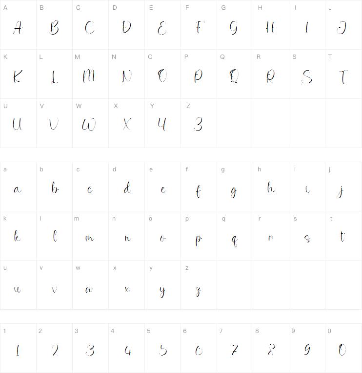 Shiloh Maliyah字体