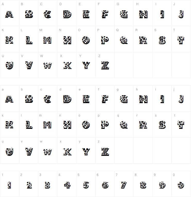 Fuzzy Handcuffs字体