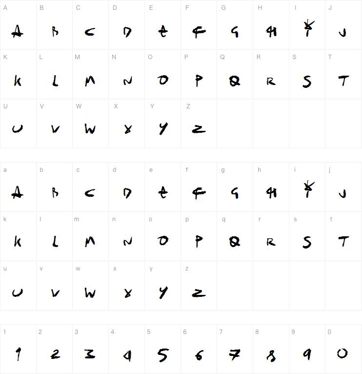 Sick Sketchlings字体