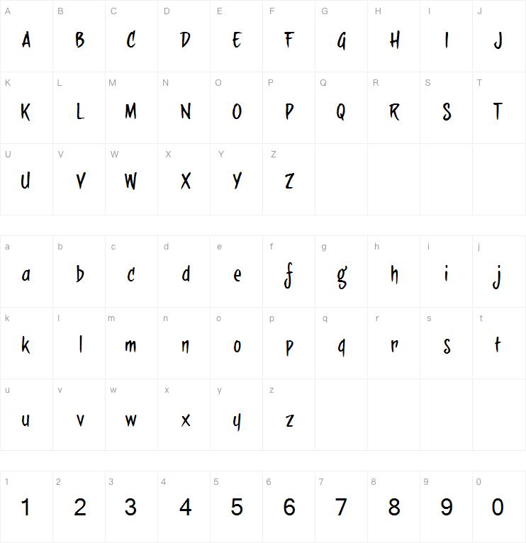 sideburnBob字体