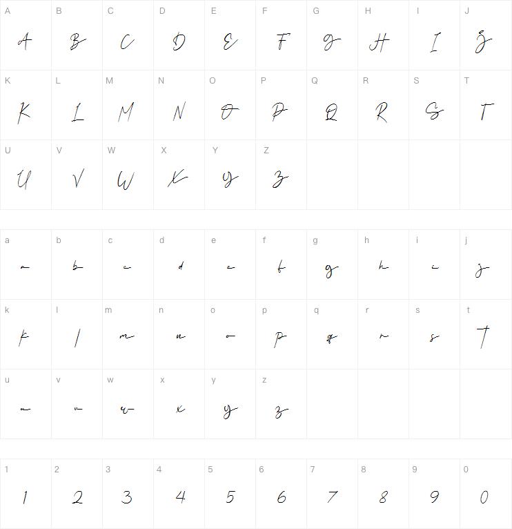 Siestha字体