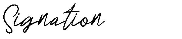 Signation字体