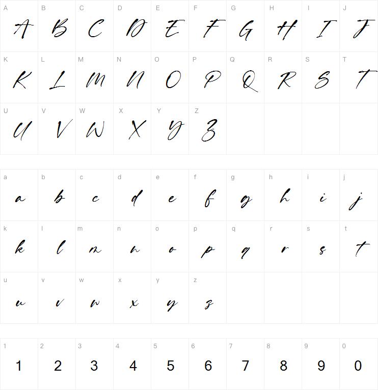 Signatural字体