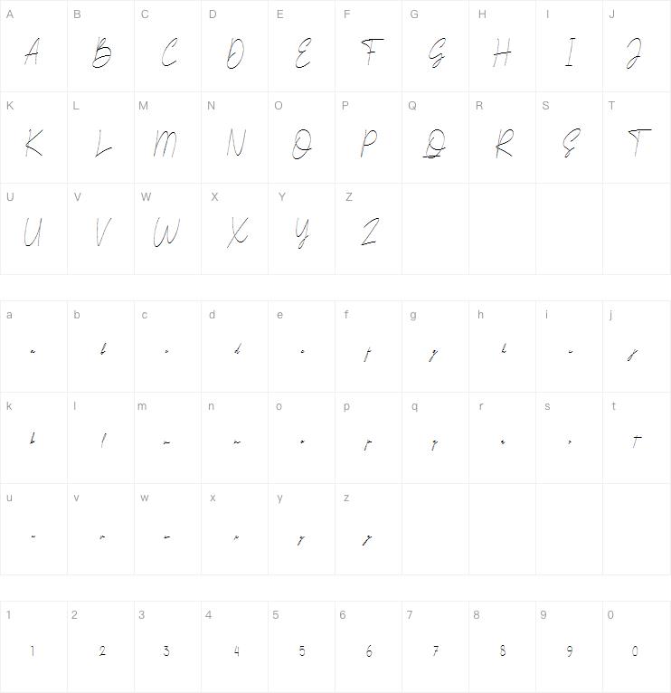 Signature Austine字体