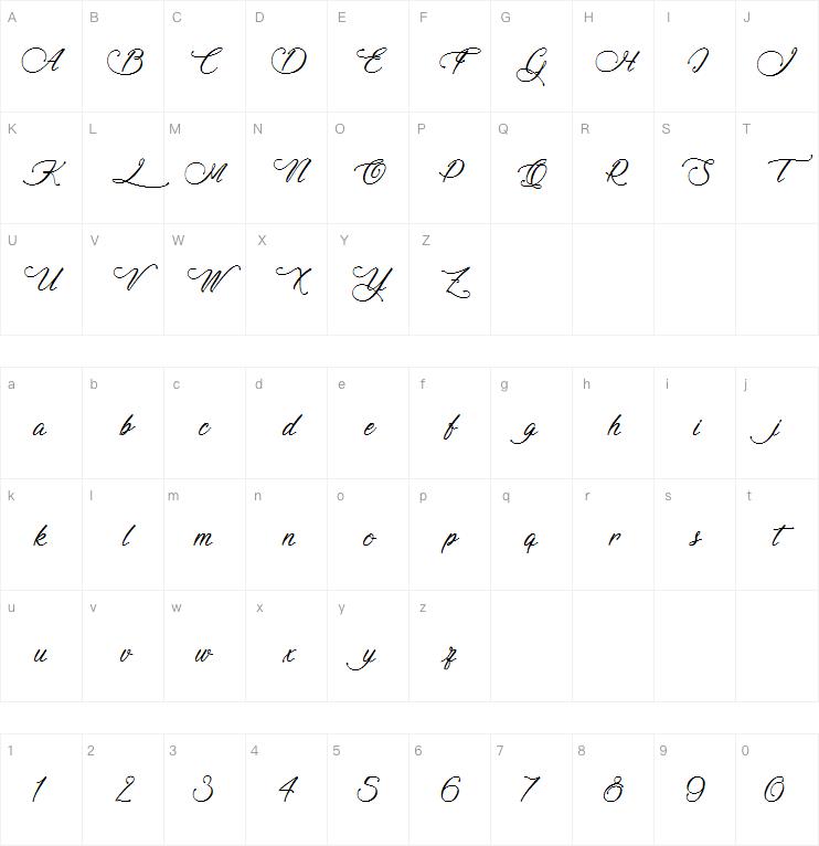 Signature of the Ancient 字体