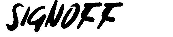 Signoff