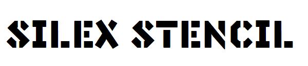 Silex Stencil字体