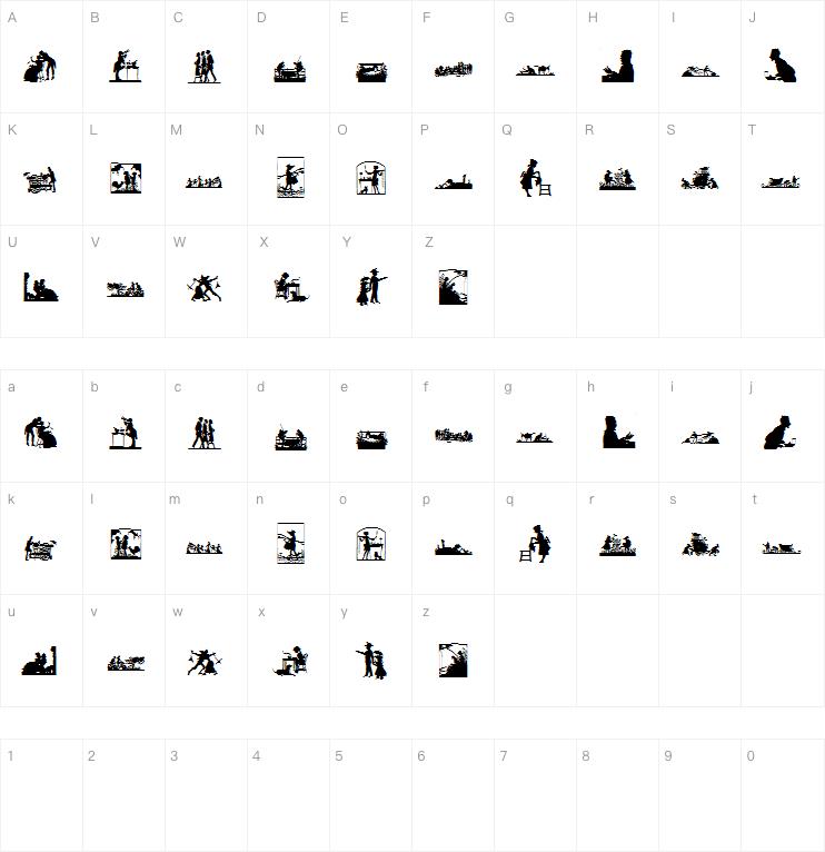 Silhous Oldfashion字体