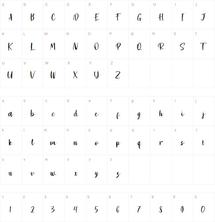 Silly Hand Script字体