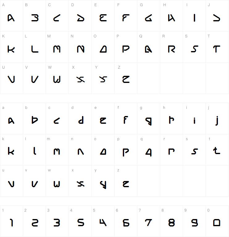 silverbend字体