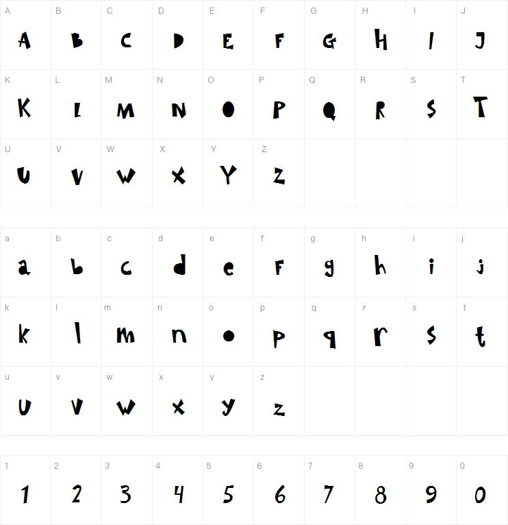 SIMBA KING字体