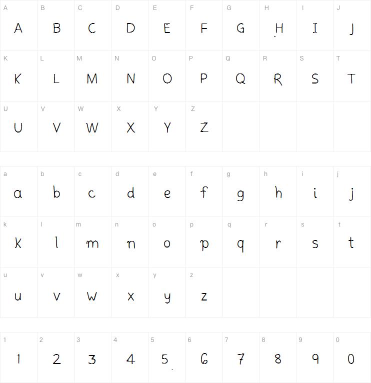 Simplehandwritting字体