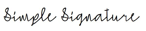 Simple Signature