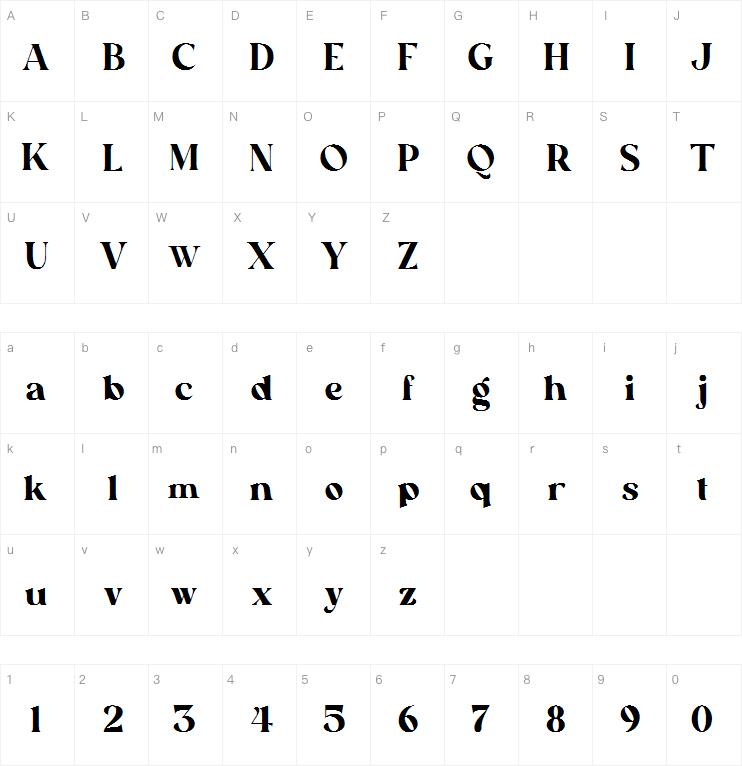 Sinerva字体