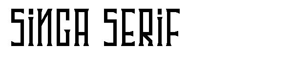 Singa Serif字体