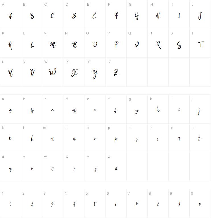 Sister & Brother字体