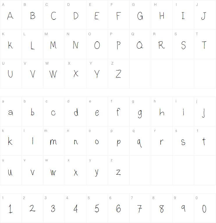 SK Beautiful Things字体