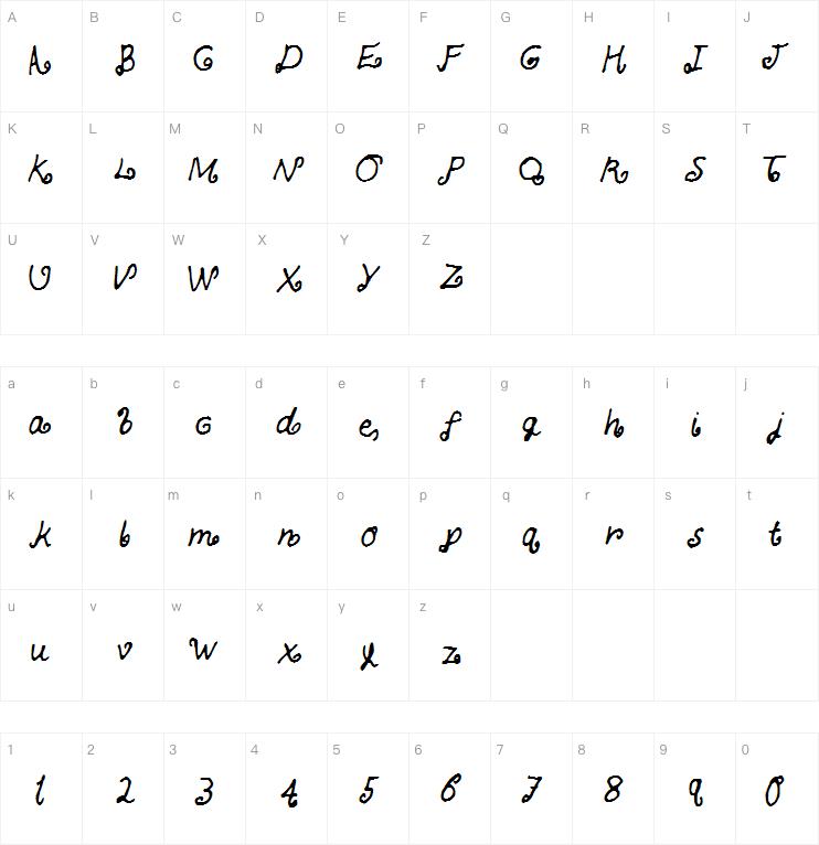 SKBlondeCurls字体