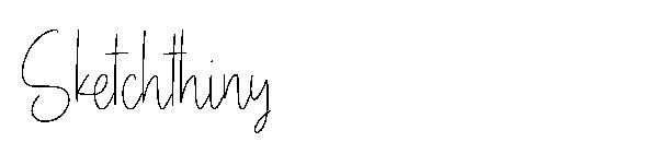 Sketchthiny