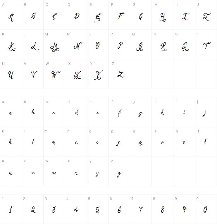 Sketchy Script字体