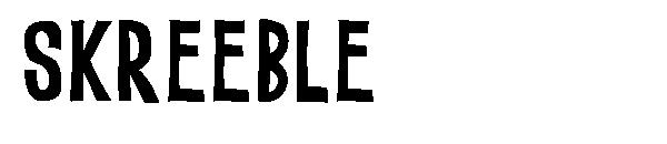 SKREEBLE字体