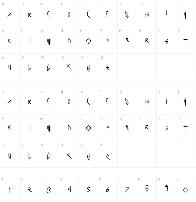 skrillex字体
