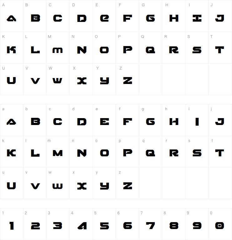 Skyhawk字体