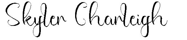 Skyler Charleigh字体