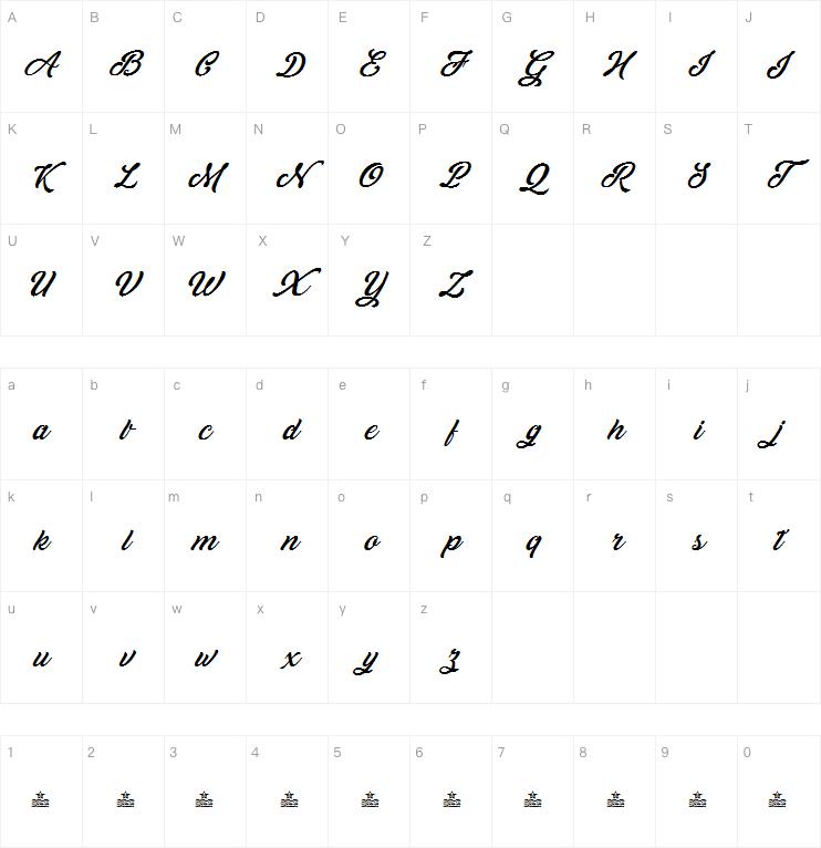 Skywalker字体