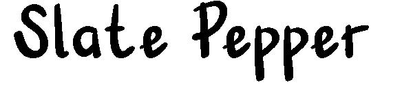Slate Pepper字体