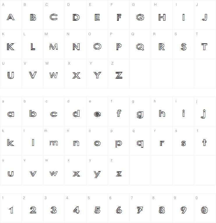 Sliced Iron字体