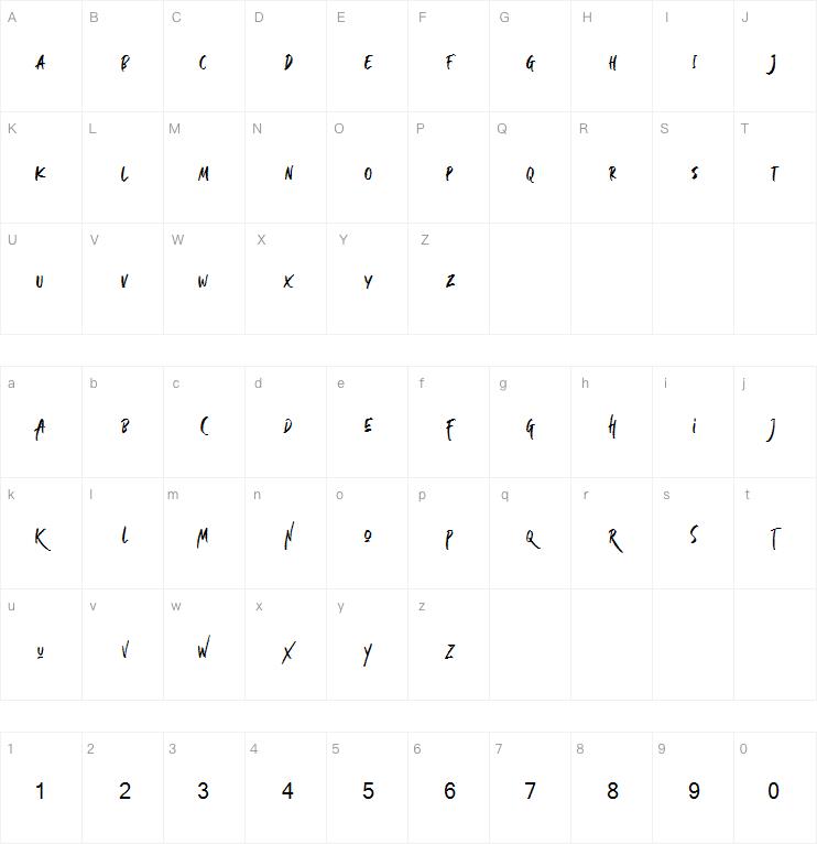 Slightly Marker字体