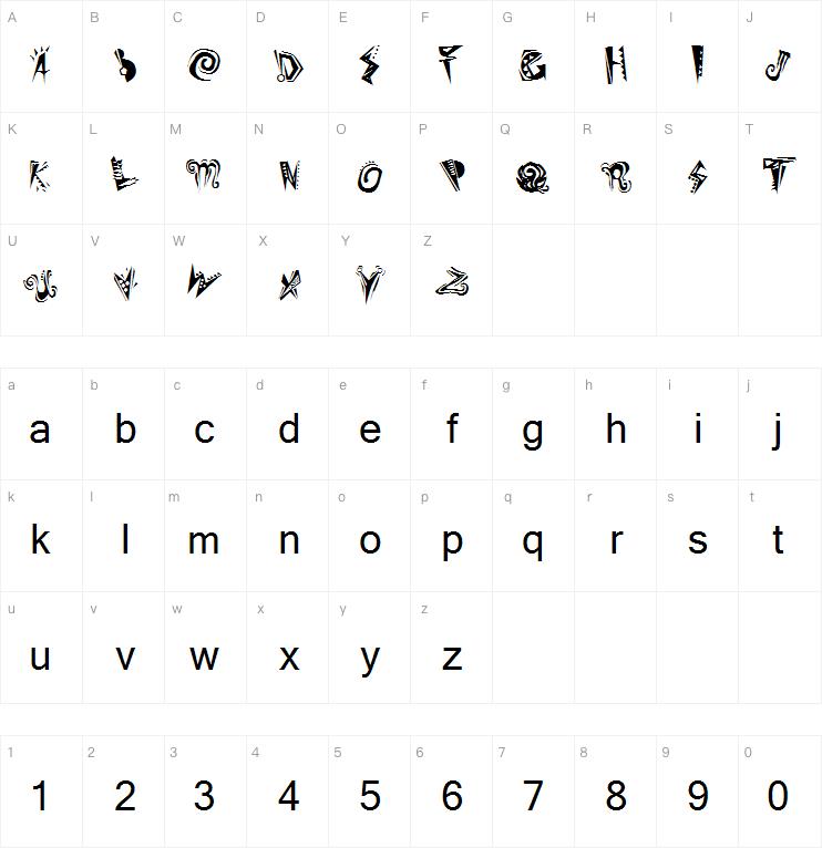 Slumgullion字体