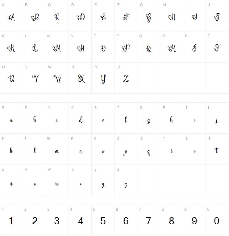 smiles women字体