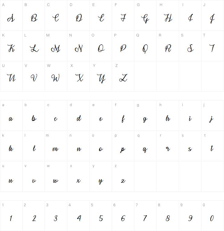 Snowflake Calligraphy字体