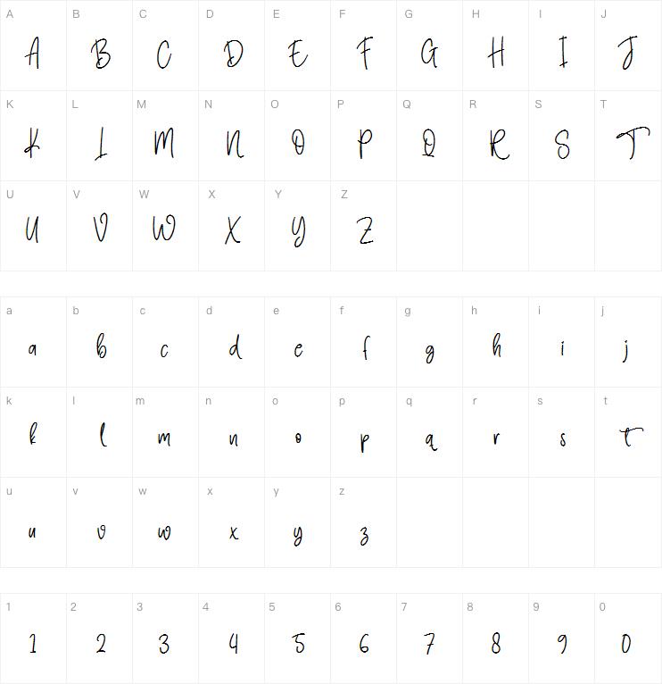 Snowman字体