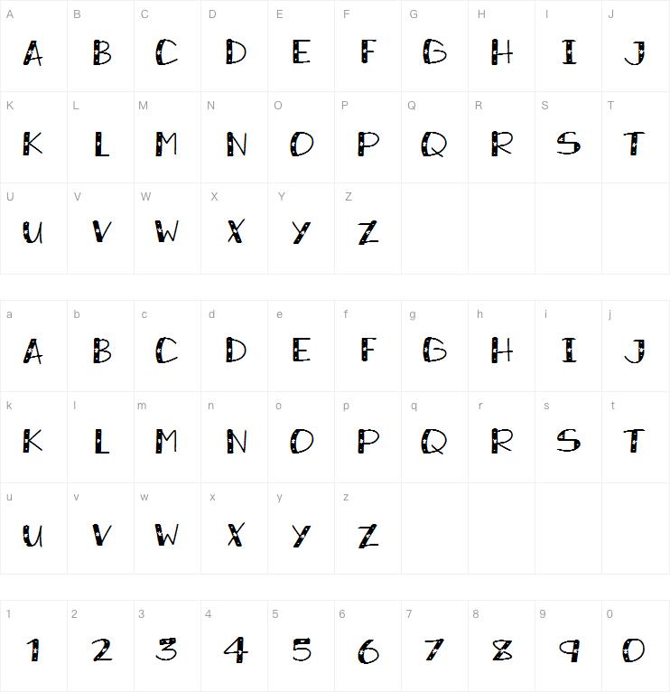Snowy Sparkles字体