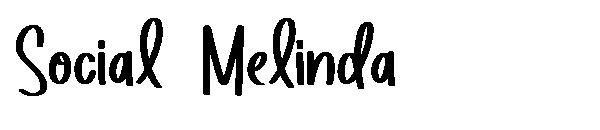 Social Melinda字体