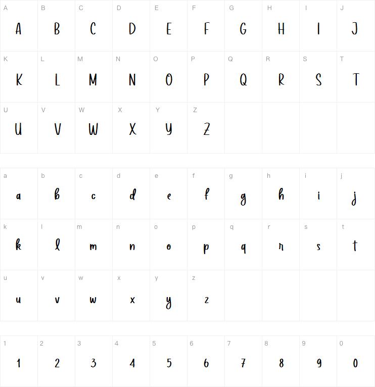 Social Melinda字体