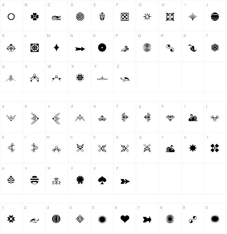 Soft Ornaments Fifteen字体