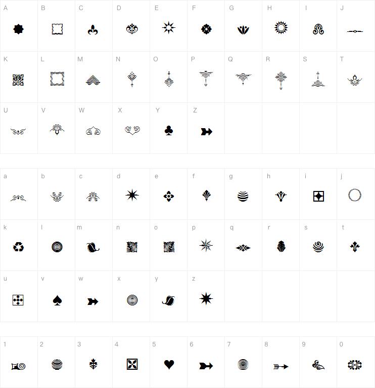 Soft Ornaments Fourteen字体