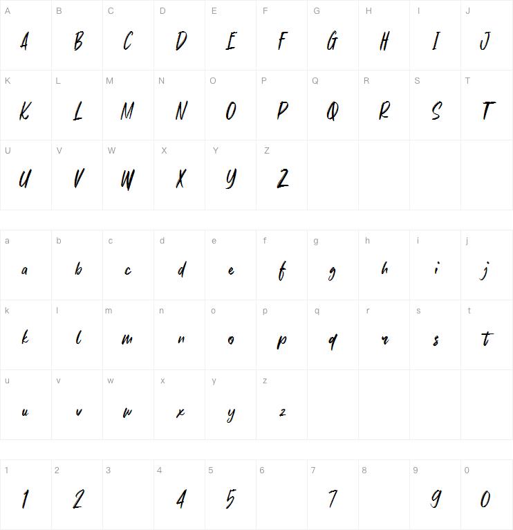 Something Real字体