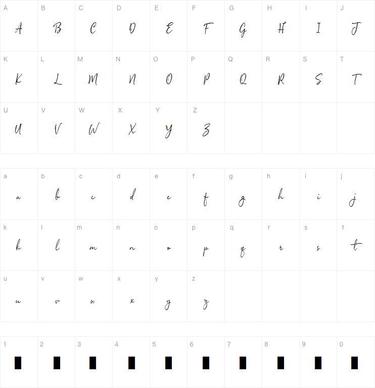Sophistica 1字体